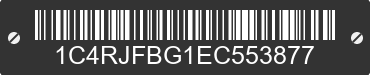 2014 JEEP Grand Cherokee 1C4RJFBG1EC553877 VIN decoded
