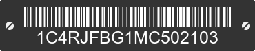 2021 JEEP Grand Cherokee 1C4RJFBG1MC502103 VIN decoded
