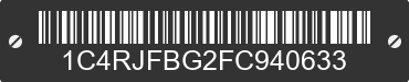 2015 JEEP Grand Cherokee 1C4RJFBG2FC940633 VIN decoded