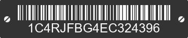 2014 JEEP Grand Cherokee 1C4RJFBG4EC324396 VIN decoded