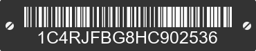 2017 JEEP Grand Cherokee 1C4RJFBG8HC902536 VIN decoded