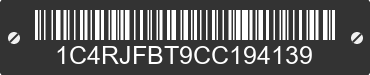 2012 JEEP Grand Cherokee 1C4RJFBT9CC194139 VIN decoded