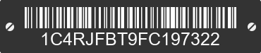 2015 JEEP Grand Cherokee 1C4RJFBT9FC197322 VIN decoded