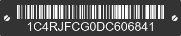 2013 JEEP Grand Cherokee 1C4RJFCG0DC606841 VIN decoded
