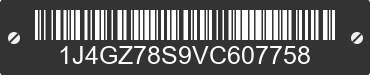 1997 JEEP Grand Cherokee 1J4GZ78S9VC607758 VIN decoded