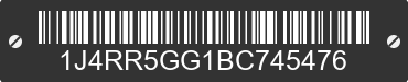 2011 JEEP Grand Cherokee 1J4RR5GG1BC745476 VIN decoded