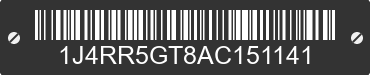 2010 JEEP Grand Cherokee 1J4RR5GT8AC151141 VIN decoded