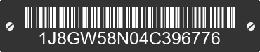 2004 JEEP Grand Cherokee 1J8GW58N04C396776 VIN decoded