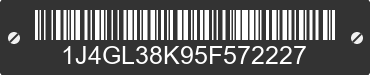 2005 JEEP Liberty 1J4GL38K95F572227 VIN decoded