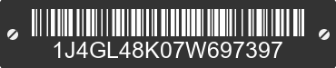 2007 JEEP Liberty 1J4GL48K07W697397 VIN decoded