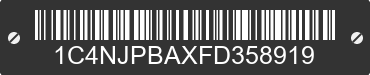 2015 JEEP Patriot 1C4NJPBAXFD358919 VIN decoded