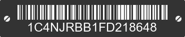 2015 JEEP Patriot 1C4NJRBB1FD218648 VIN decoded