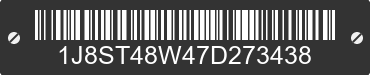 2007 JEEP Patriot 1J8ST48W47D273438 VIN decoded