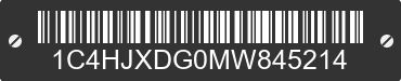 2021 JEEP Wrangler 1C4HJXDG0MW845214 VIN decoded