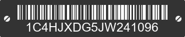 2018 JEEP Wrangler 1C4HJXDG5JW241096 VIN decoded