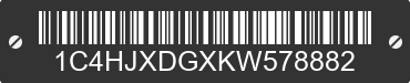 2019 JEEP Wrangler 1C4HJXDGXKW578882 VIN decoded