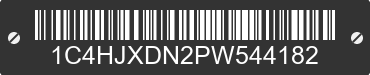 2023 JEEP Wrangler 1C4HJXDN2PW544182 VIN decoded