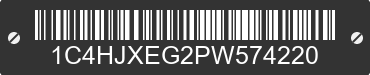 2023 JEEP Wrangler 1C4HJXEG2PW574220 VIN decoded