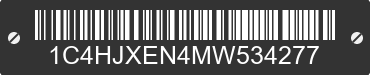 2021 JEEP Wrangler 1C4HJXEN4MW534277 VIN decoded