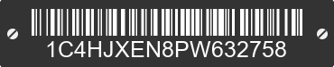 2023 JEEP Wrangler 1C4HJXEN8PW632758 VIN decoded