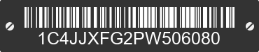 2023 JEEP Wrangler 1C4JJXFG2PW506080 VIN decoded