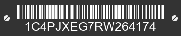 2024 JEEP Wrangler 1C4PJXEG7RW264174 VIN decoded
