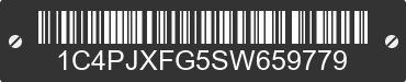 2025 JEEP Wrangler 1C4PJXFG5SW659779 VIN decoded