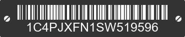 2025 JEEP Wrangler 1C4PJXFN1SW519596 VIN decoded