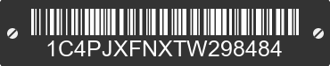 2026 JEEP Wrangler 1C4PJXFNXTW298484 VIN decoded