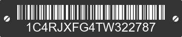 2026 JEEP Wrangler 1C4RJXFG4TW322787 VIN decoded