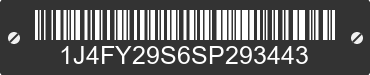 1995 JEEP Wrangler 1J4FY29S6SP293443 VIN decoded