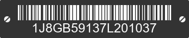 2007 JEEP Wrangler 1J8GB59137L201037 VIN decoded