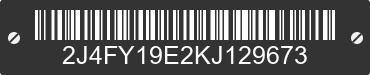 1989 JEEP Wrangler 2J4FY19E2KJ129673 VIN decoded
