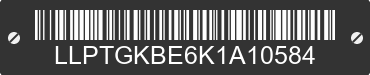 2019 JIAJUE JJ150T-16 LLPTGKBE6K1A10584 VIN decoded