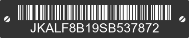 1995 KAWASAKI Bayou 300 JKALF8B19SB537872 VIN decoded