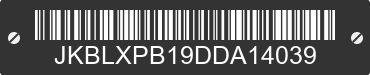 2013 KAWASAKI KLX140/KLX140R JKBLXPB19DDA14039 VIN decoded