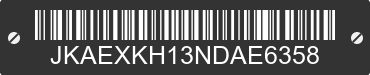 2022 KAWASAKI Ninja 400 JKAEXKH13NDAE6358 VIN decoded