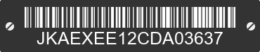 2012 KAWASAKI Ninja 650 JKAEXEE12CDA03637 VIN decoded