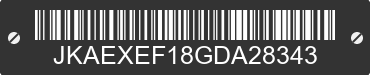 2016 KAWASAKI Ninja 650 JKAEXEF18GDA28343 VIN decoded