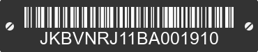 2011 KAWASAKI Vulcan 1700 JKBVNRJ11BA001910 VIN decoded