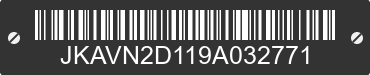 2009 KAWASAKI Vulcan 900 JKAVN2D119A032771 VIN decoded