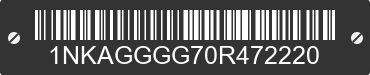 0 KENWORTH T6 Series 1NKAGGGG70R472220 VIN decoded