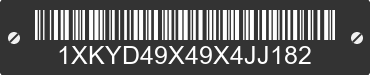 2009 KENWORTH T680 1XKYD49X49X4JJ182 VIN decoded