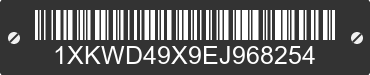 2014 KENWORTH W9 Series 1XKWD49X9EJ968254 VIN decoded