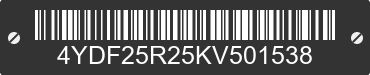 2019 KEYSTONE Keystone 4YDF25R25KV501538 VIN decoded