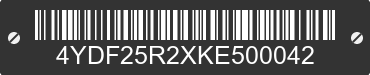 2019 KEYSTONE Keystone 4YDF25R2XKE500042 VIN decoded