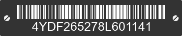 2008 KEYSTONE Keystone 4YDF265278L601141 VIN decoded