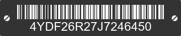 2018 KEYSTONE Keystone 4YDF26R27J7246450 VIN decoded