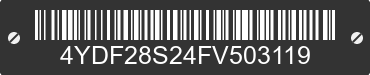 2015 KEYSTONE Keystone 4YDF28S24FV503119 VIN decoded