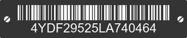 2020 KEYSTONE Keystone 4YDF29525LA740464 VIN decoded